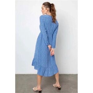 Rails Jade Blue Wisteria  Midi Dress size Medium